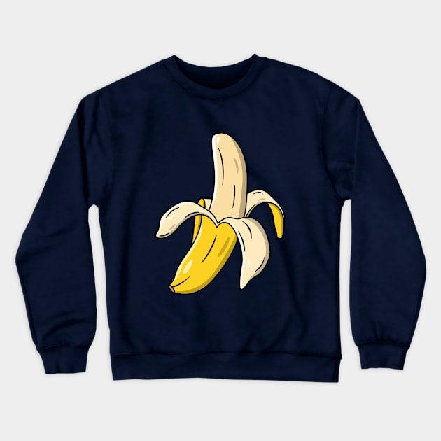 Half Peeled Banana Crewneck Sweatshirt by KH Studio